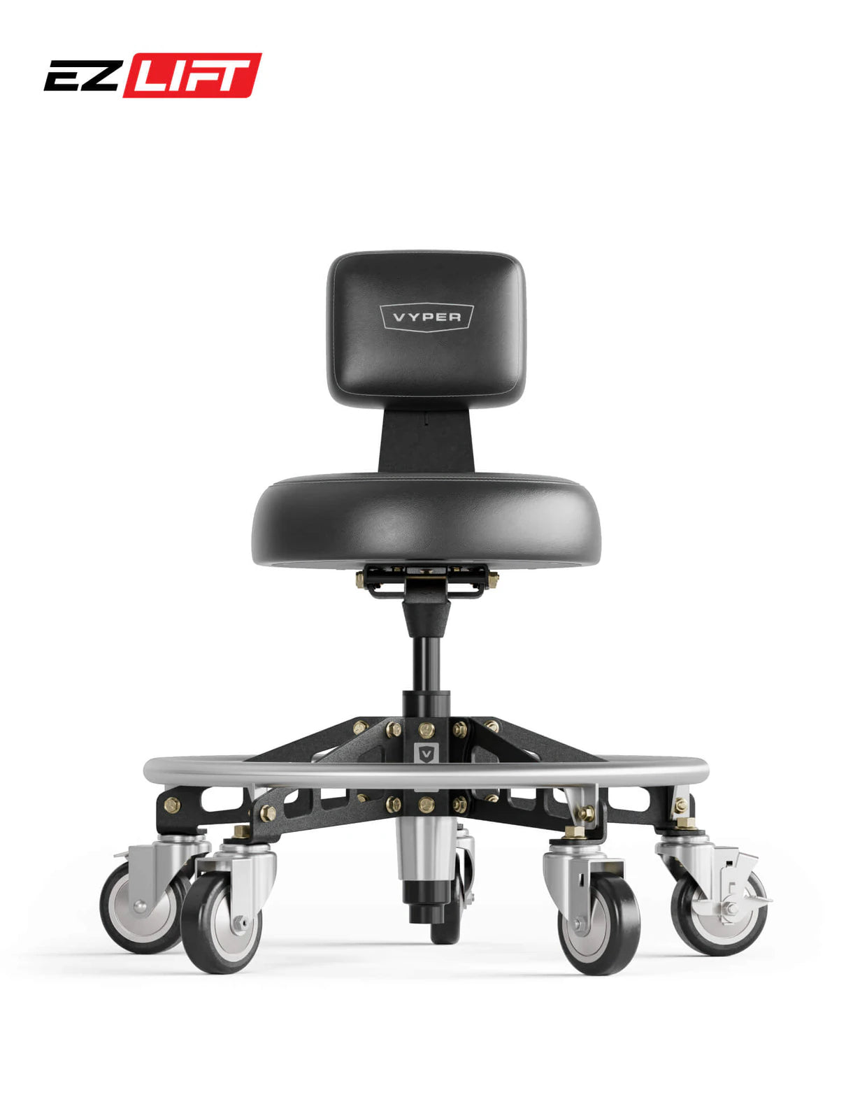 Vyper Industrial 400 lb Capacity Robust Steel Max Ez-Lift Shop Chair