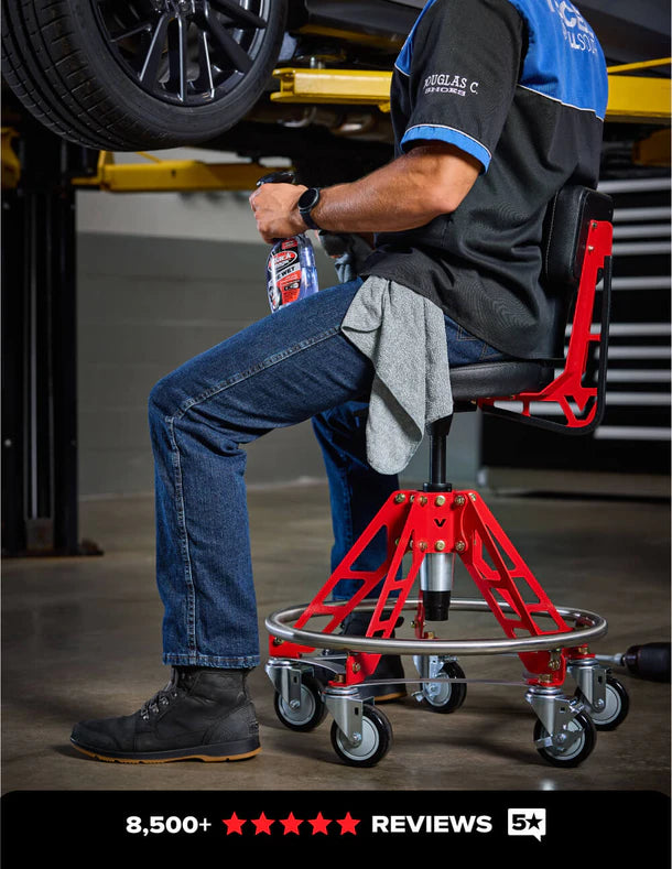 Vyper Industrial 400 lb Capacity Robust Steel Max Ez-Lift Shop Chair