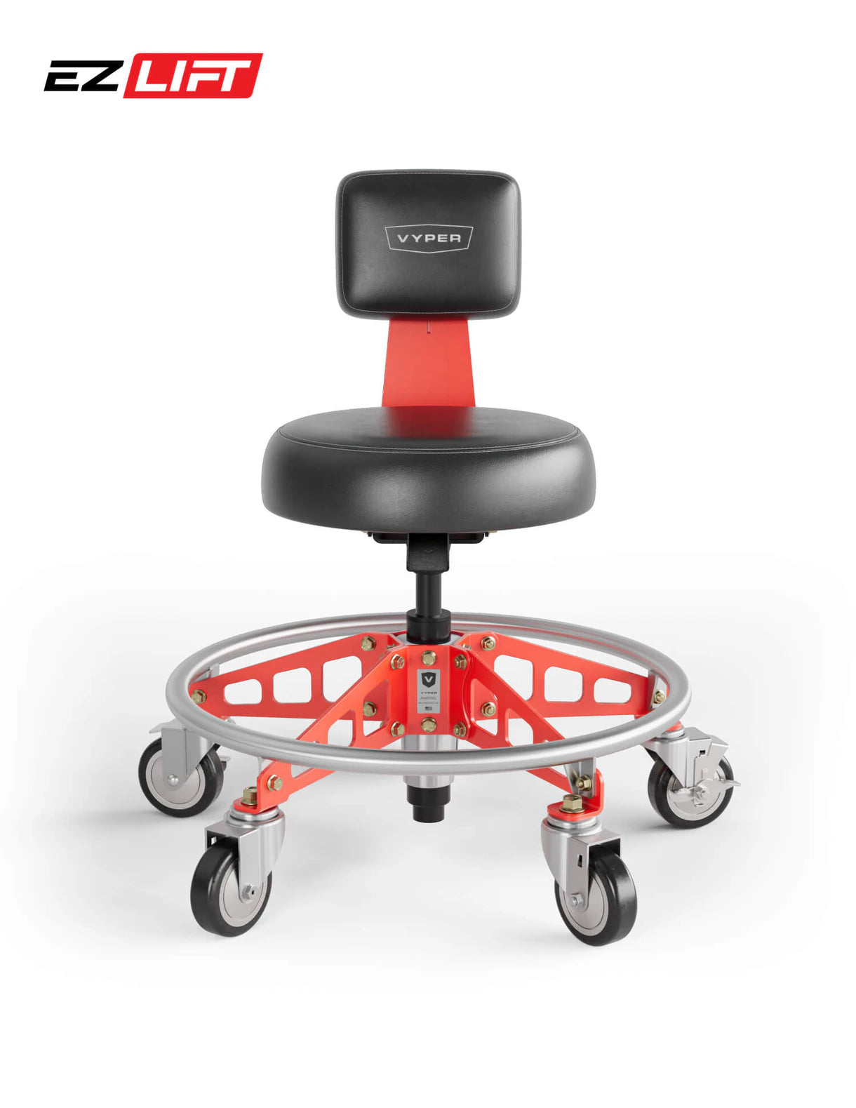 Vyper Industrial 400 lb Capacity Robust Steel Max Ez-Lift Shop Chair