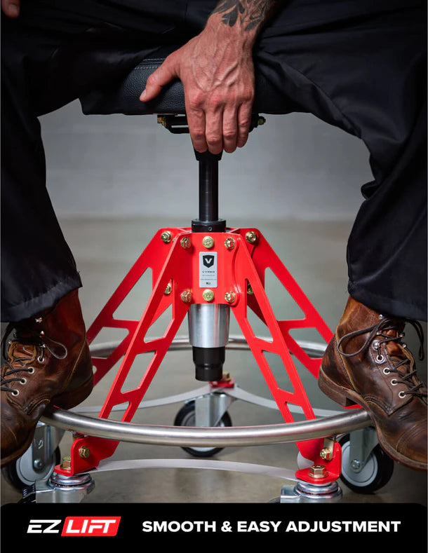 Vyper Industrial 400 lb Capacity Robust Steel Max Ez-Lift Shop Chair