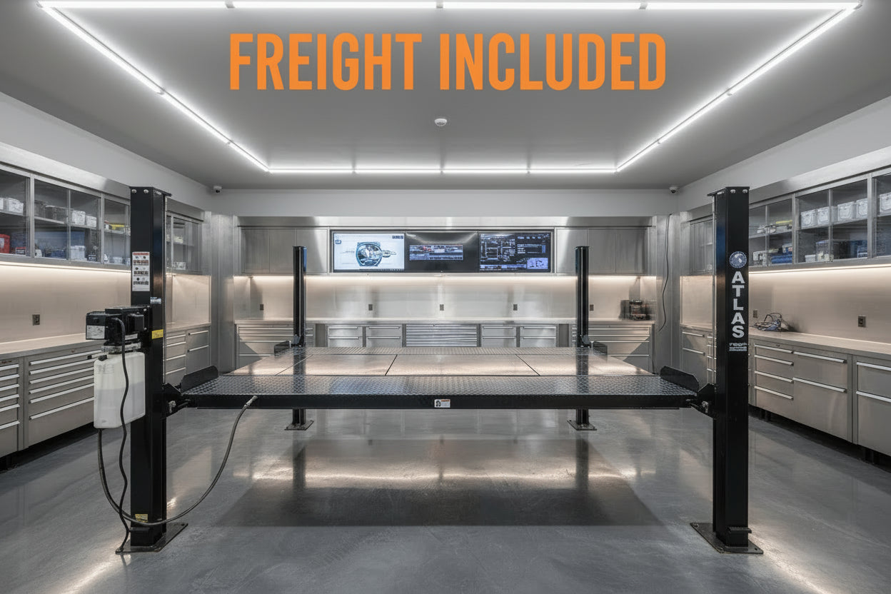 Atlas Equipment 8 Piece Floor Panel Set for 8000 lb. 4-Post lifts