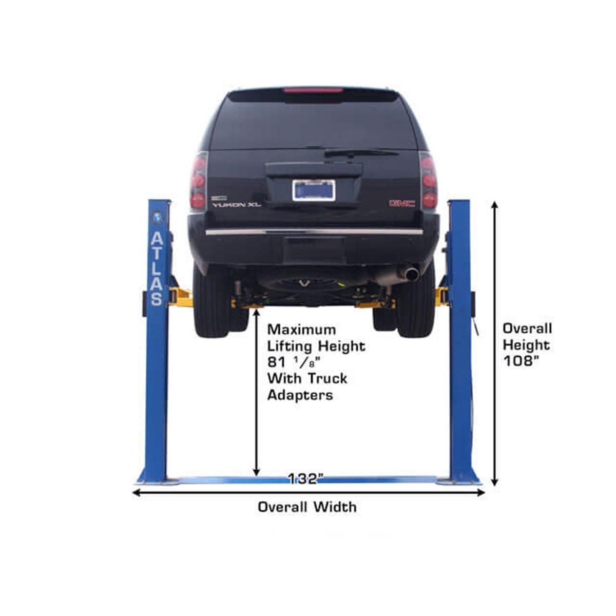 Atlas Automotive Equipment BP8000 8,000 lb Baseplate Lift