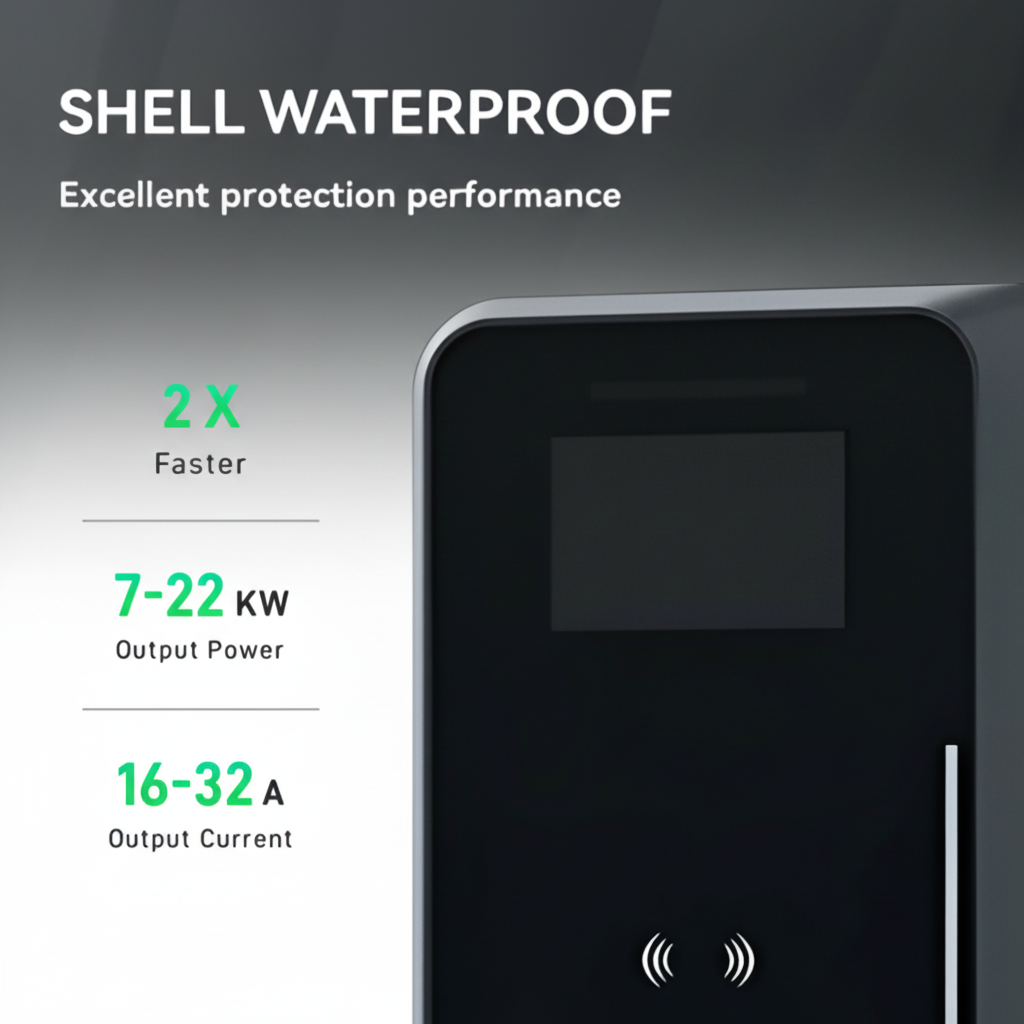 VoltAtelier Onyx Pro 80A EV Wall Charger