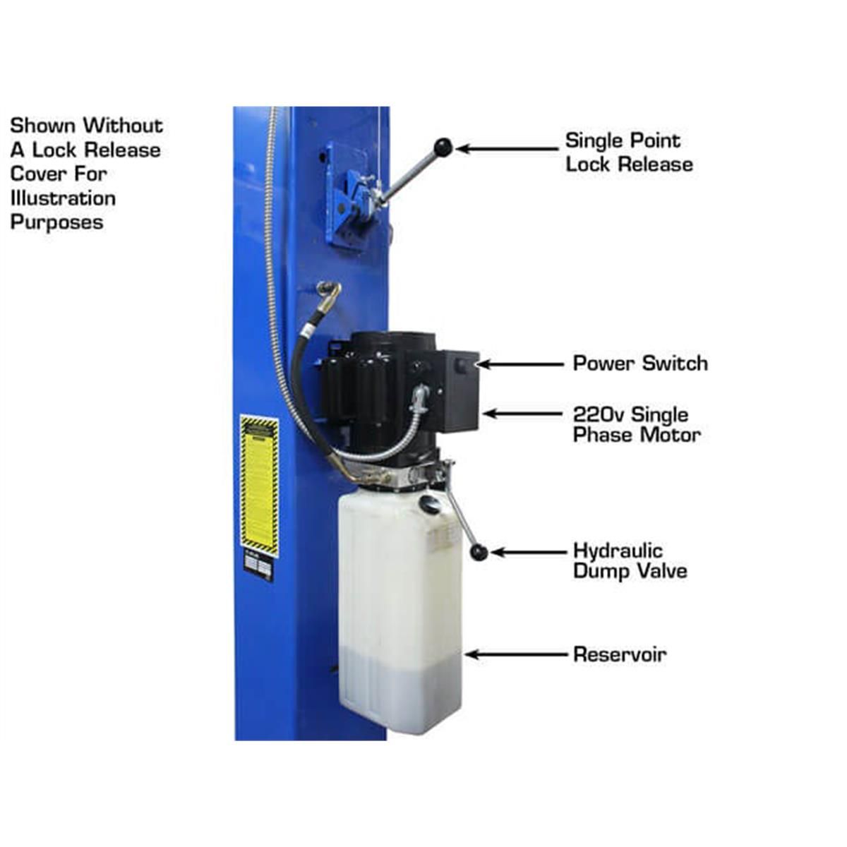 Atlas Automotive Equipment PRO-9D 9,000 lb Overhead 2-Post Lift